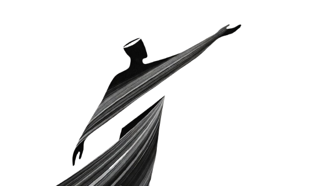 Abstract image of a person reaching up, symbolizing changing Nigerian mindset