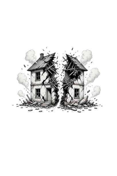 Ideological fault lines splitting Nigeria apart with a crumbling house