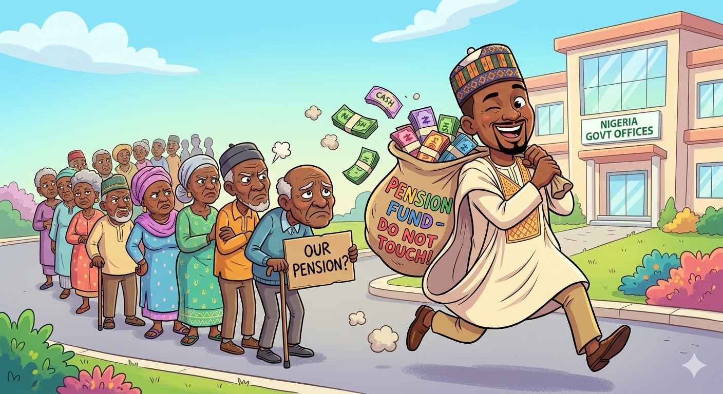 Abdulrasheed Maina the pension thief caters away pension fund meant for retired Nigerian civil servants