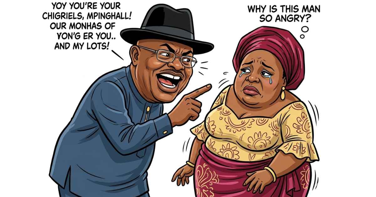 David Umahi Nigerian Minister of Works Bullying a Nigerian Woman That He Owes Money