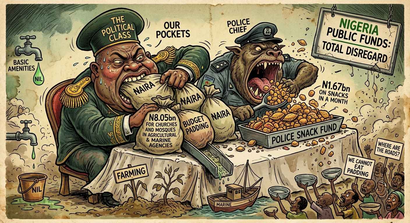 Mismanagement of public funds in Nigeria.